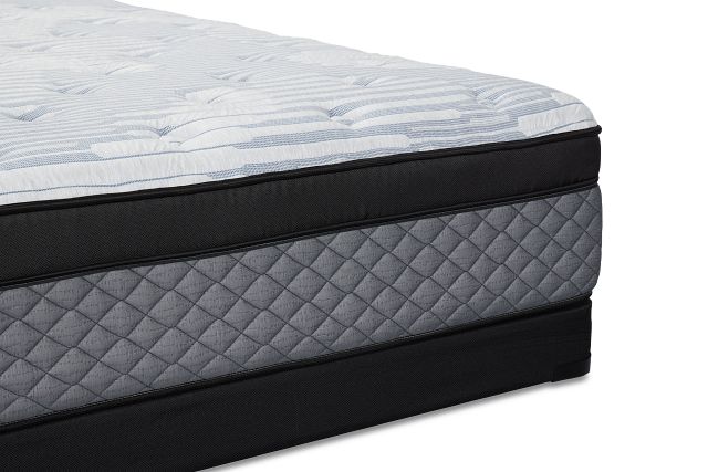 Kevin Charles By Sealy Signature Plush Low-profile Mattress Set