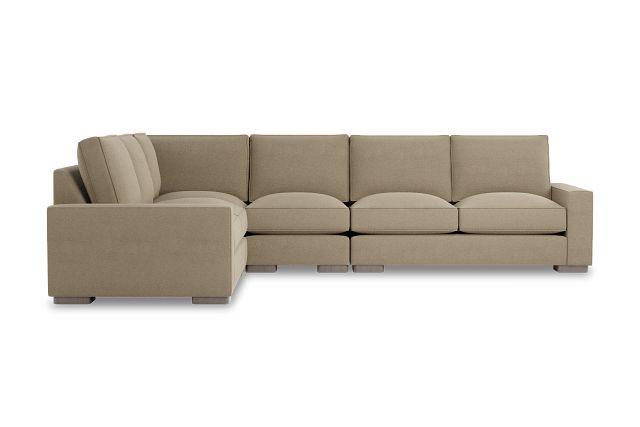 Edgewater Elite Taupe Medium Two-arm Sectional