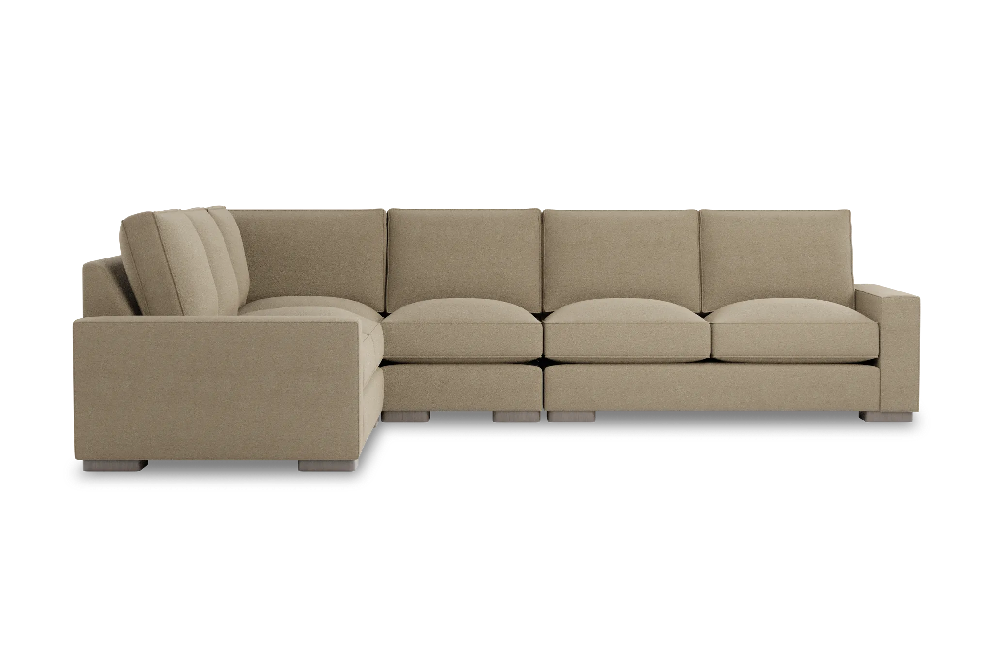 Edgewater Elite Taupe Medium Two-arm Sectional