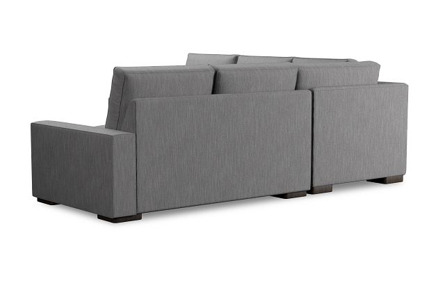 Edgewater Revenue Gray Small Two-arm Sectional