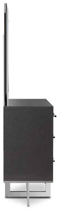 Cortina Gray Dresser & Mirror