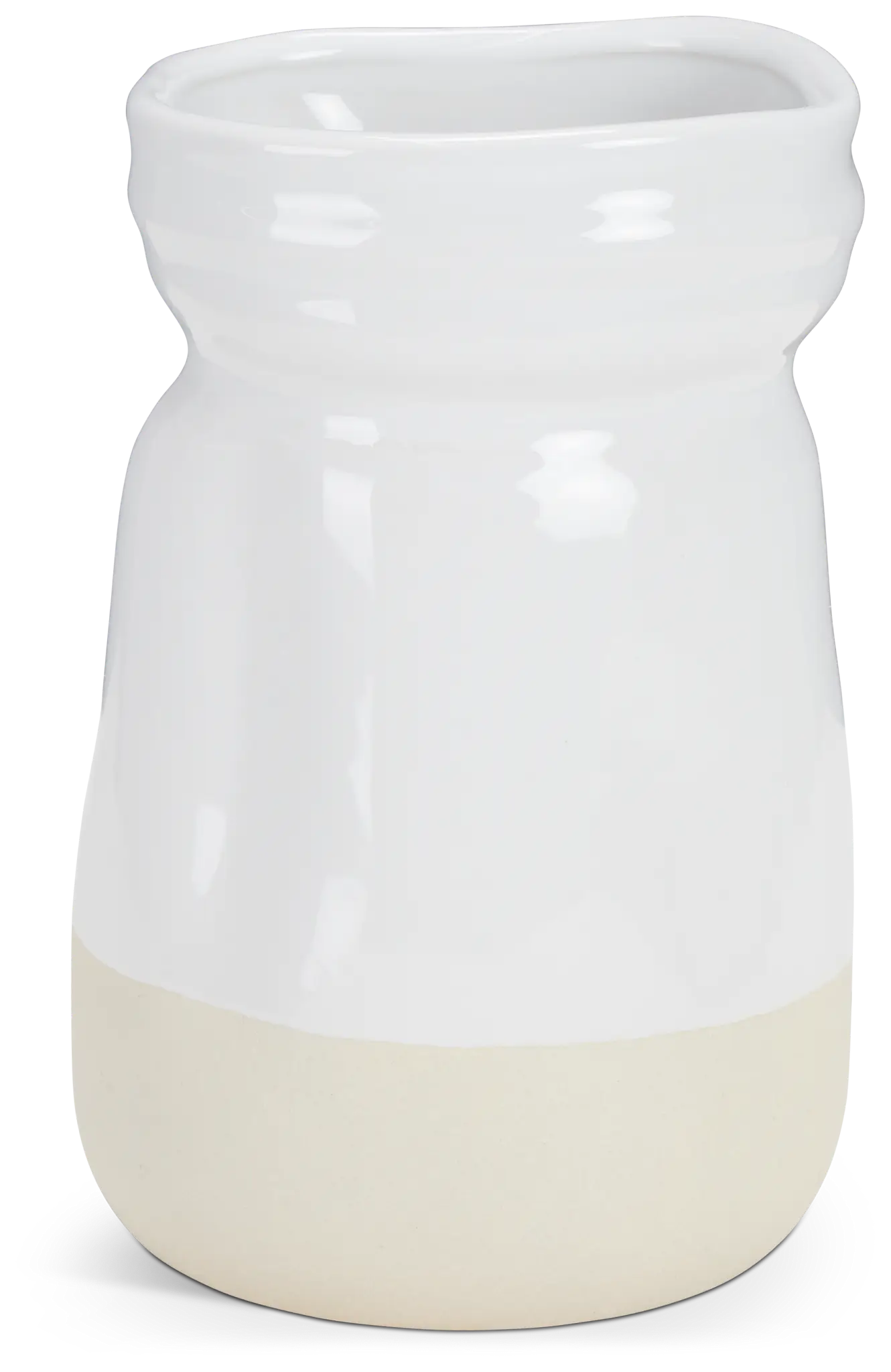 Mecari White Small Vase Mecari White Small Vase