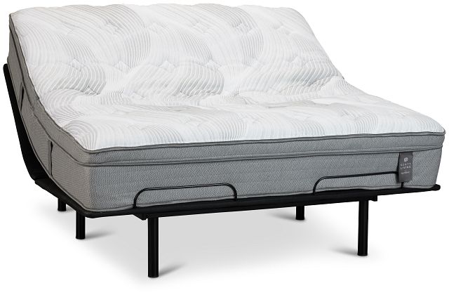 Scott Living By Restonic Dalland Medium Elevate Adjustable Mattress Set