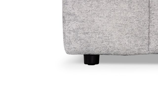 Calista Pewter Fabric Small Right Bumper Sectional