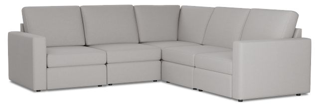 Citymod Light Gray Fabric Small Two-arm Sectional