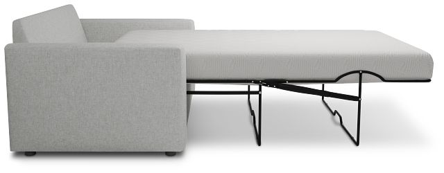 Siesta Delray Light Gray Fabric Cooling Memory Foam Sleeper