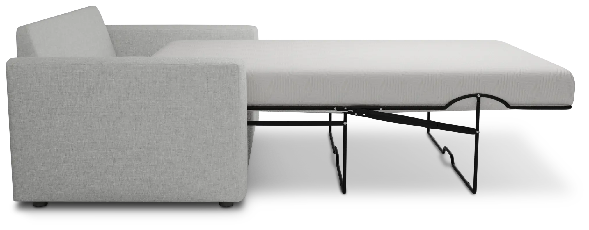 Siesta Delray Light Gray Fabric Cooling Memory Foam Sleeper Siesta Delray Light Gray Fabric Cooling Memory Foam Sleeper