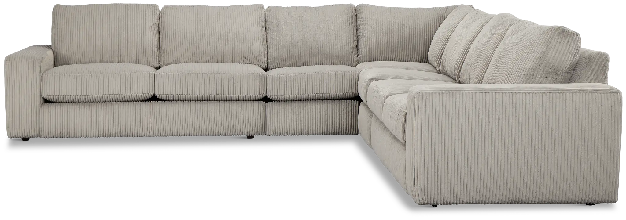 Charlie Gray Fabric Large Two-arm Sectional Charlie Gray Fabric Large Two-arm Sectional