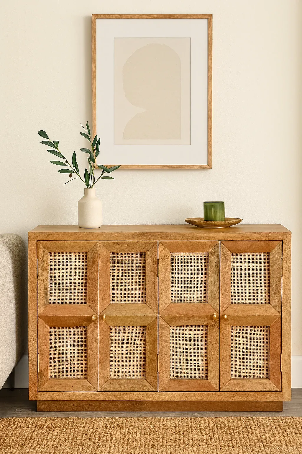Shore Light Tone Four-door Cabinet