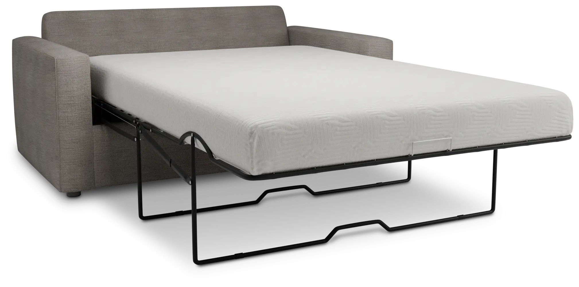 Siesta Victory Gray Fabric Memory Foam Sleeper Siesta Victory Gray Fabric Memory Foam Sleeper