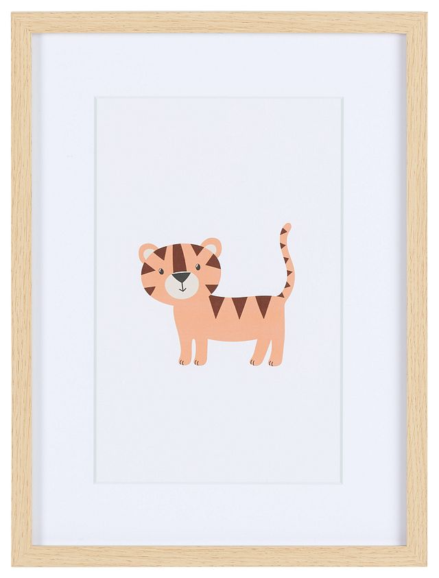 Hobbes Orange Framed Wall Art