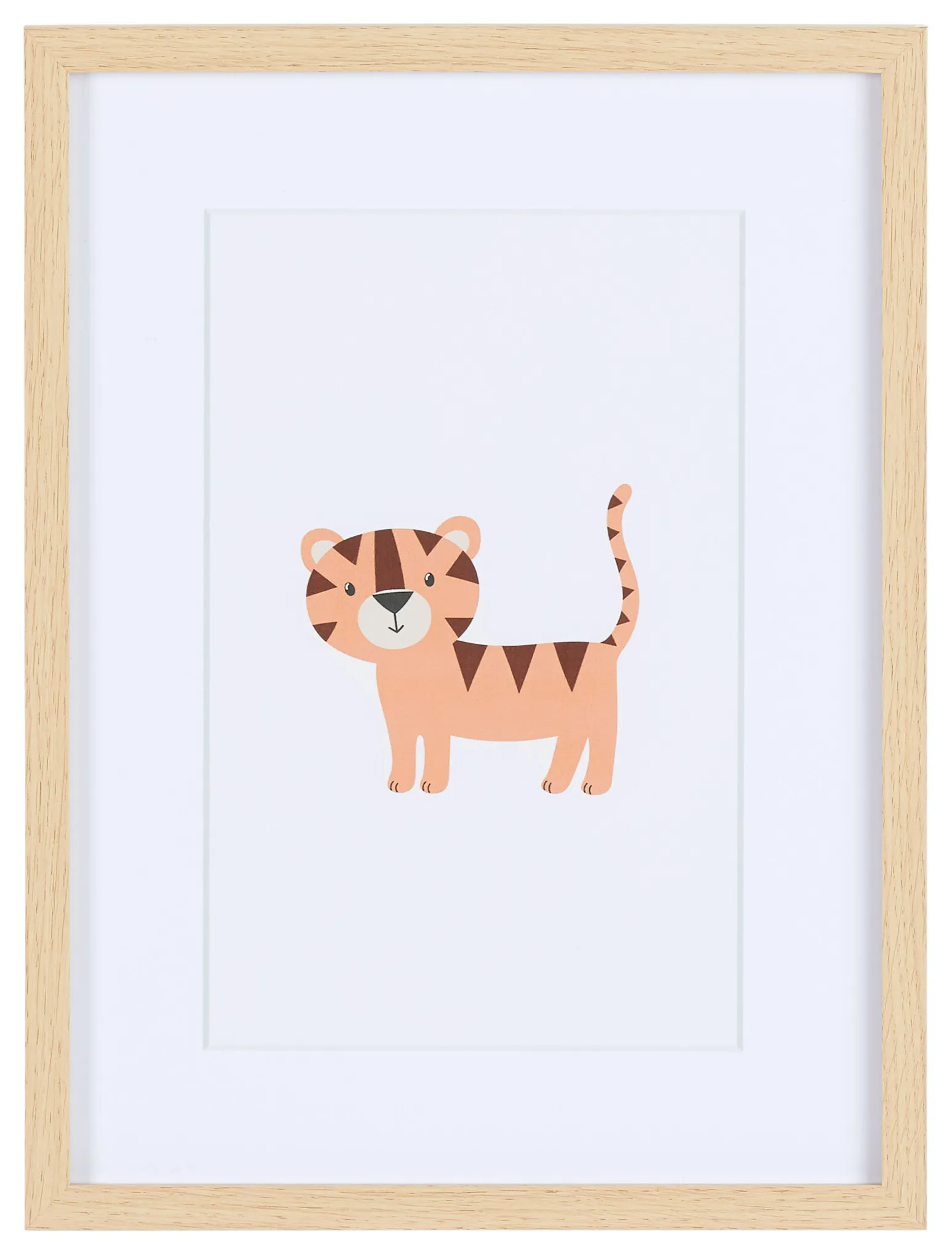 Hobbes Orange Framed Wall Art
