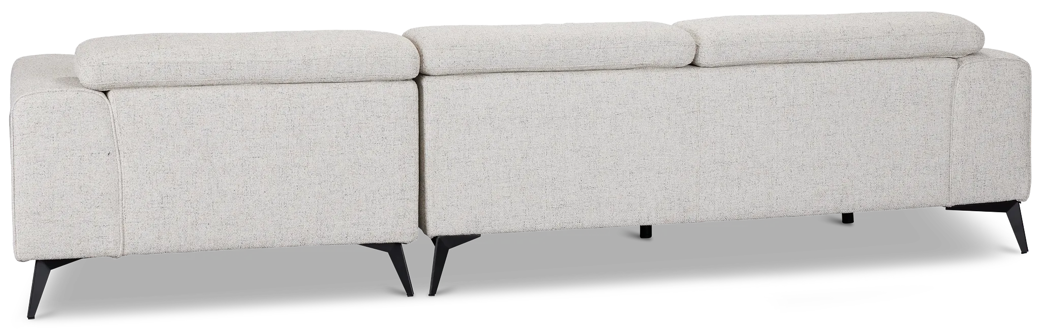 Alina Beige Fabric Right Chaise Sectional