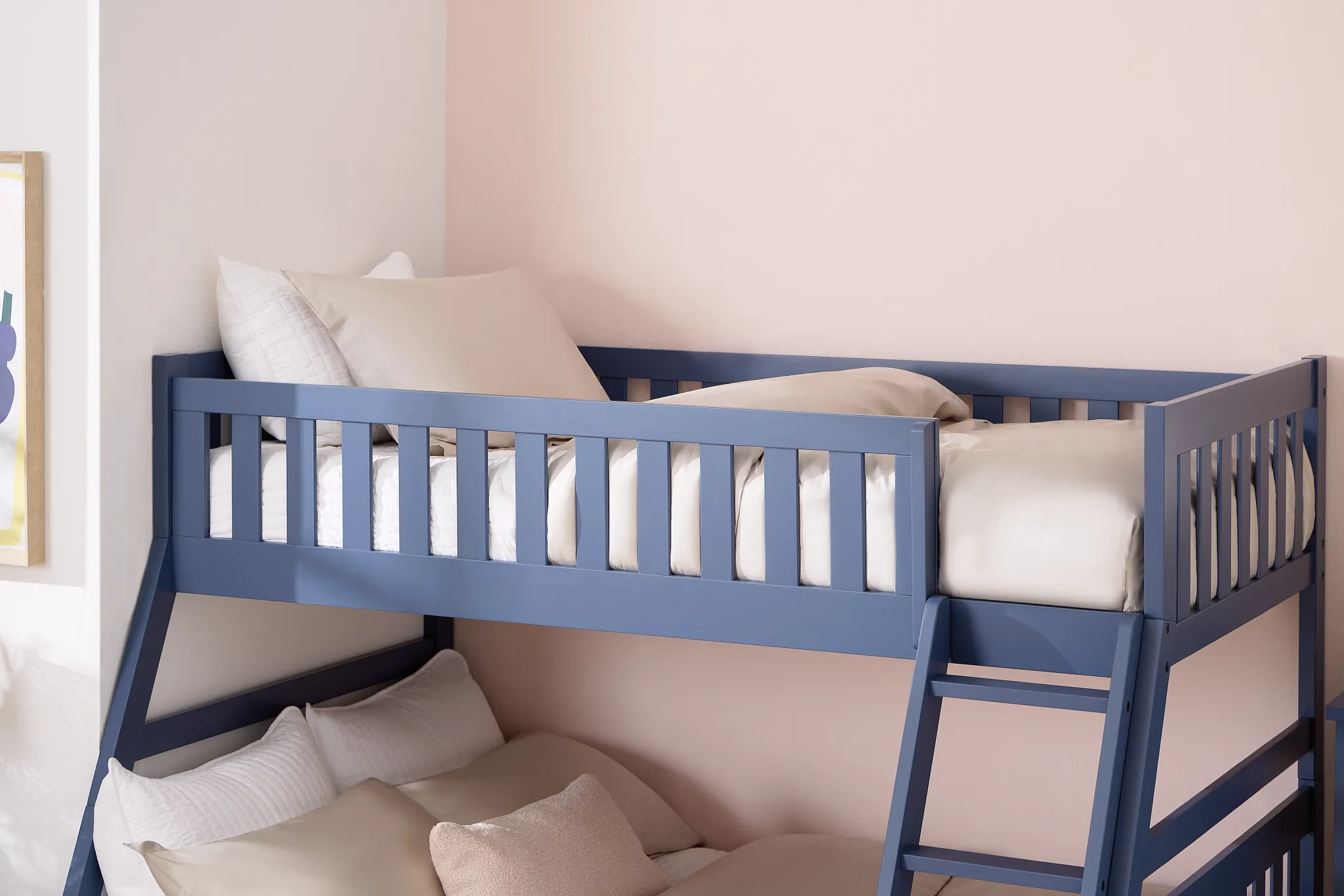 Charleston Dark Blue Storage Bunk Bed