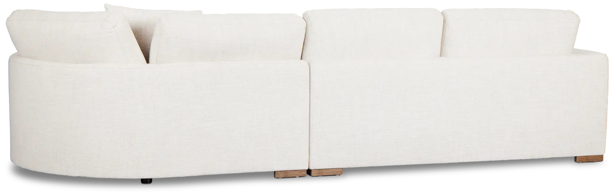 Maeve Light Beige Fabric Right-arm Cuddler Sectional Maeve Light Beige Fabric Right-arm Cuddler Sectional