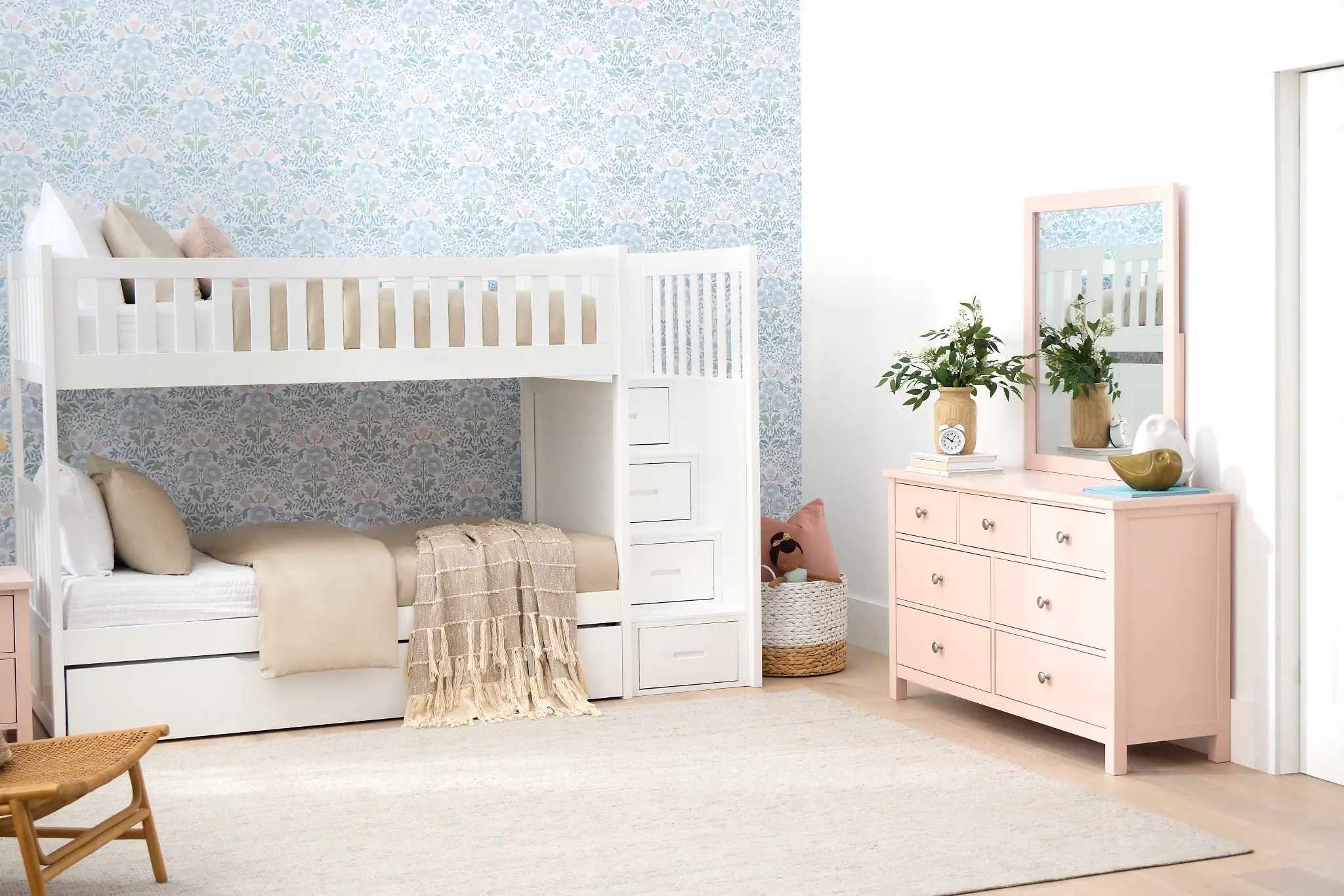 Space-Saving Bunk Beds for Shared Kids & Teen Rooms  