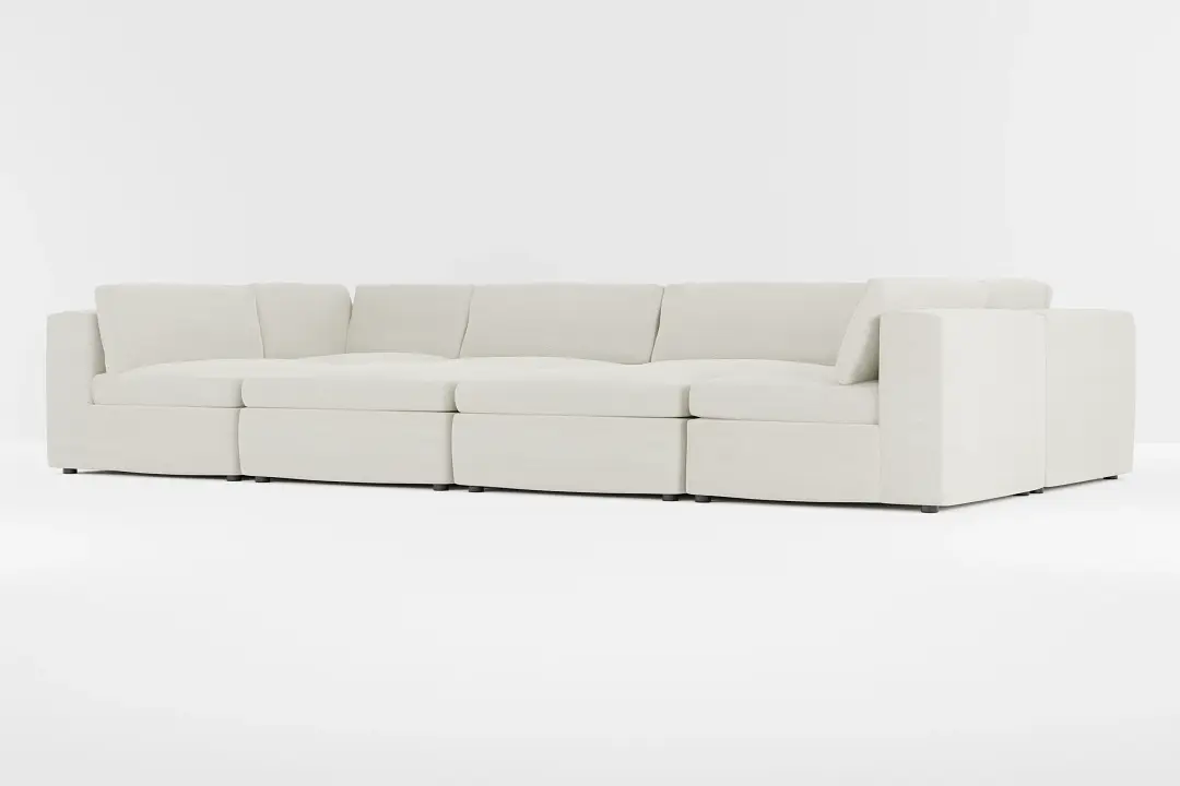 Destin Elite Ivory Fabric 8-piece Pit Sectional Destin Elite Ivory Fabric 8-piece Pit Sectional