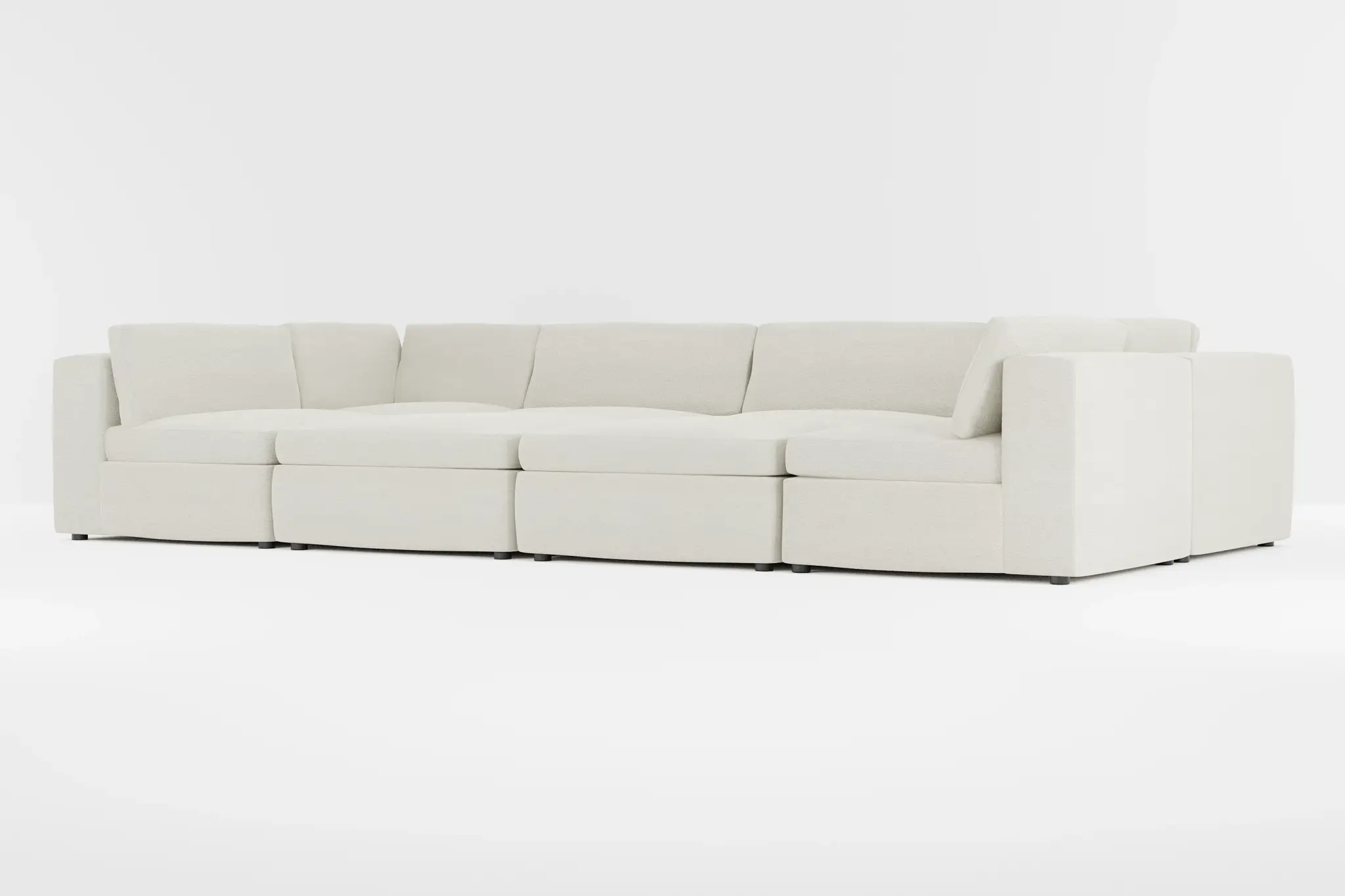 Destin Elite Ivory Fabric 8-piece Pit Sectional Destin Elite Ivory Fabric 8-piece Pit Sectional