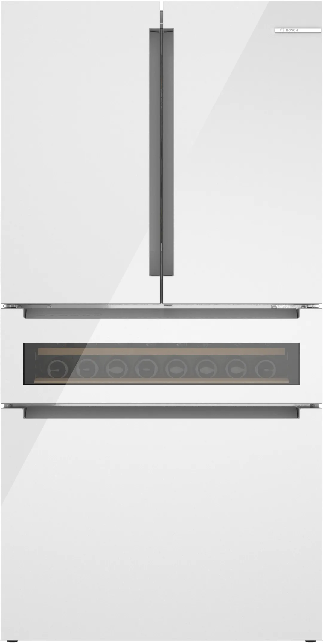 Bosch 800 Series White 36" French Door Refrigerator