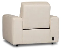 Sawyer Ivory Micro Power Recliner