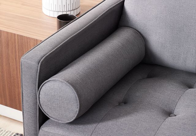 Rue Gray Fabric Right Chaise Sectional