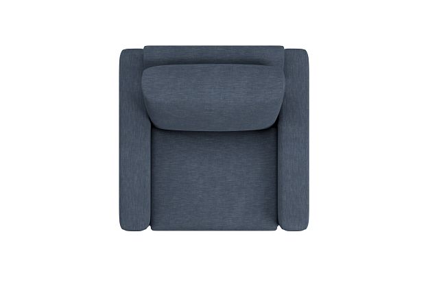 Edgewater Elevation Dark Blue Swivel Chair