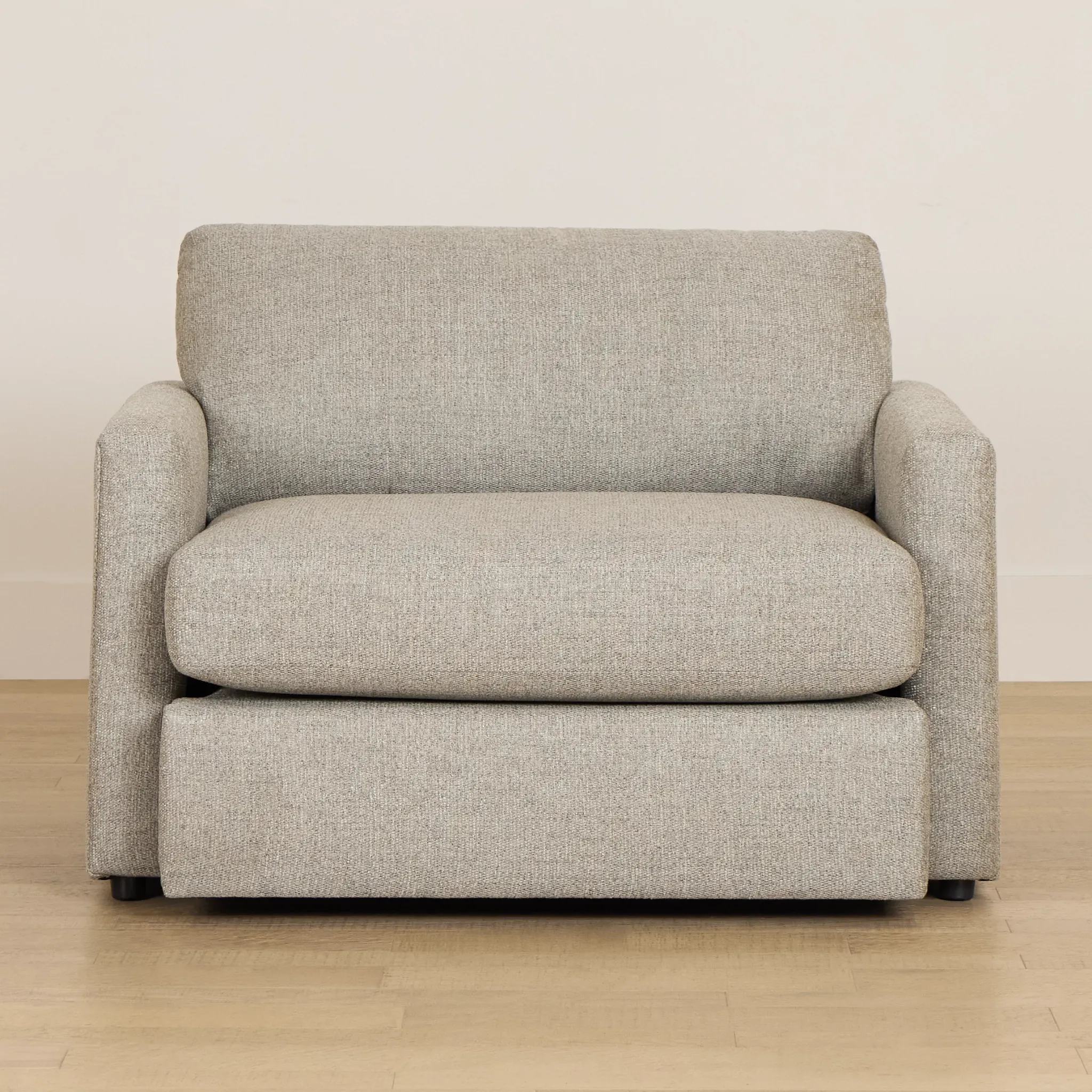 Maxwell Dark Gray Fabric Oversized Chair