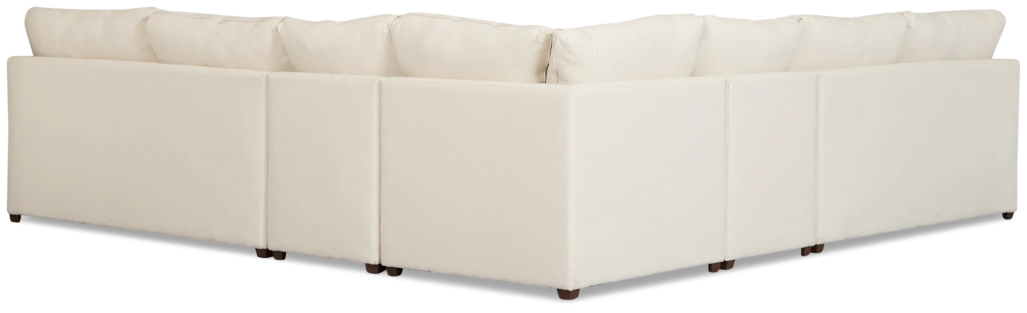 Tate Light Beige Fabric Large Two-arm Sectional