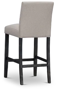 Dublin Beigedark Tone 30" Upholstered Barstool