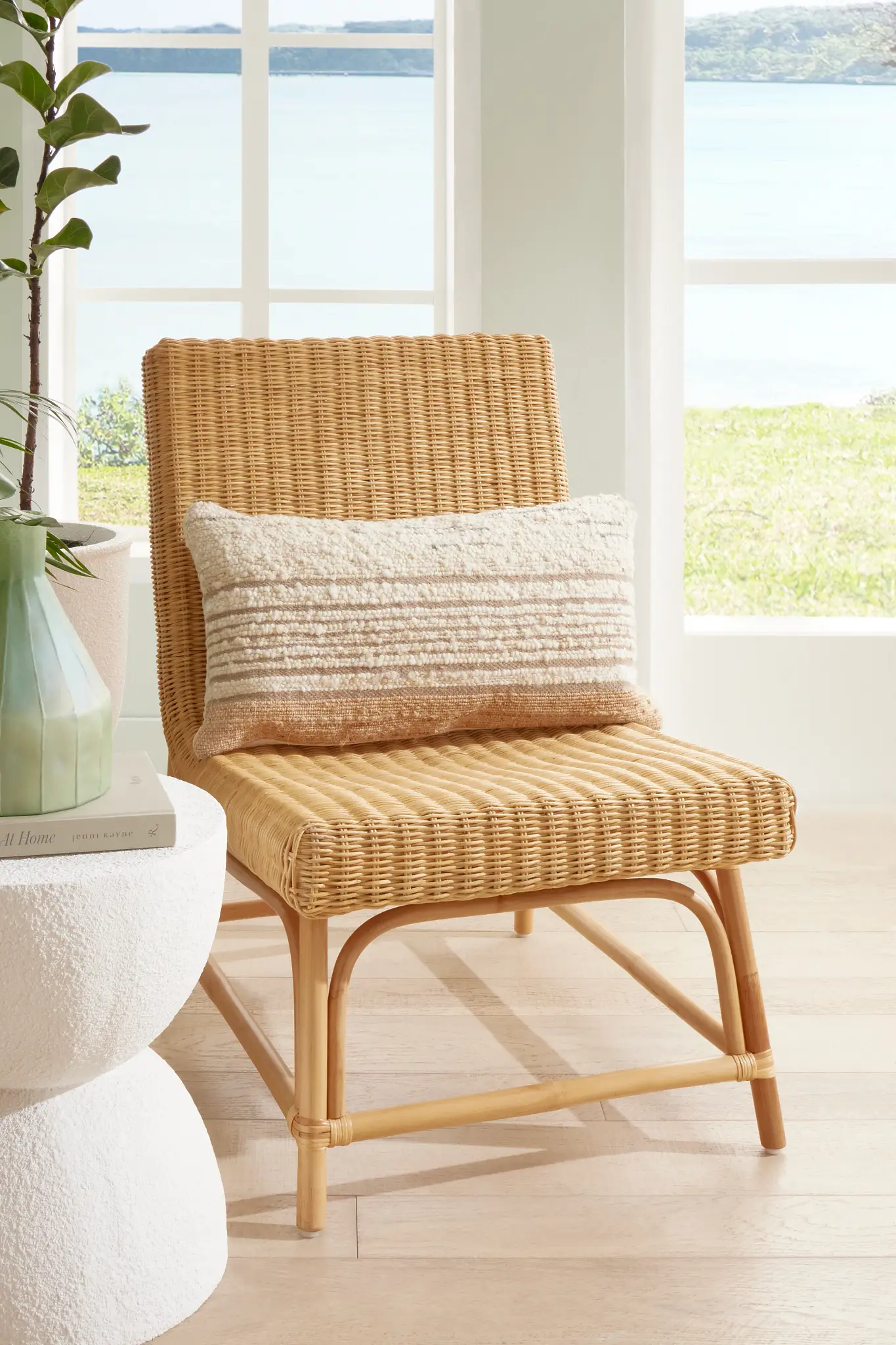 Cozis Light Tone Woven Accent Chair Cozis Light Tone Woven Accent Chair