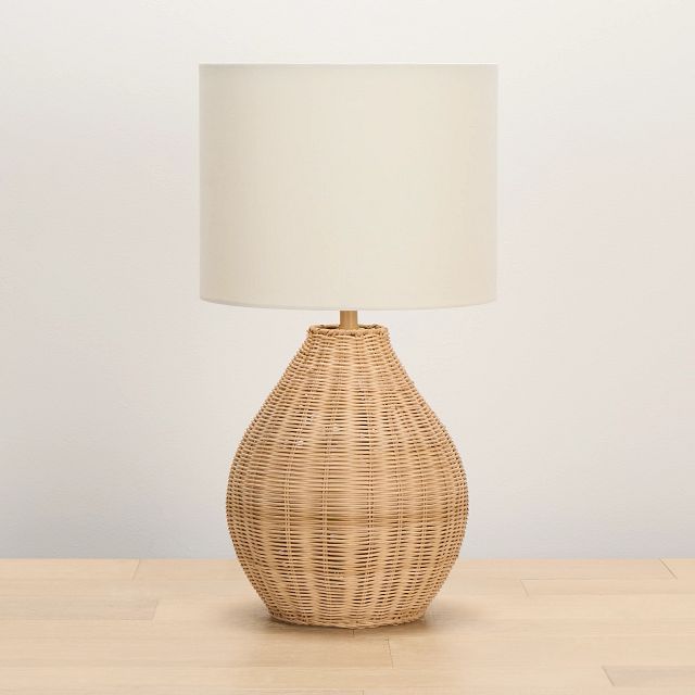 Rattan Small Table Lamp