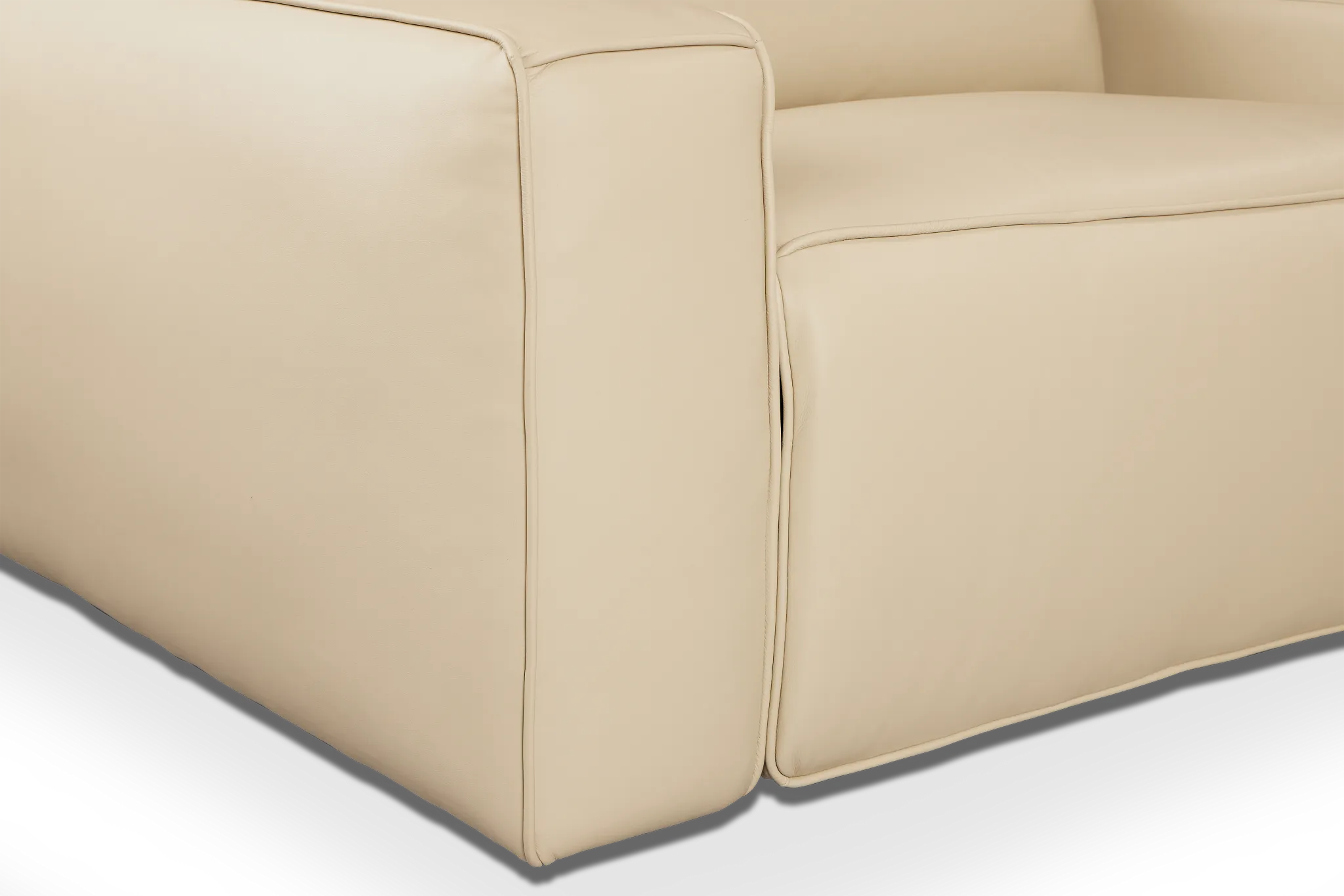 Tidal Beige Lthr/vinyl Power Reclining Sofa