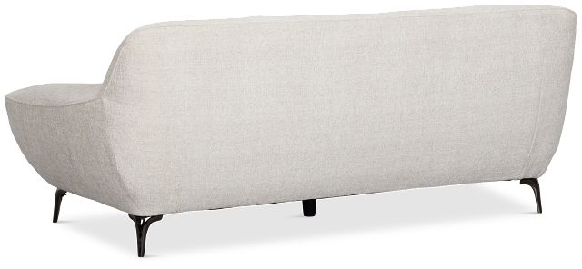 Zoey Light Beige Fabric Sofa