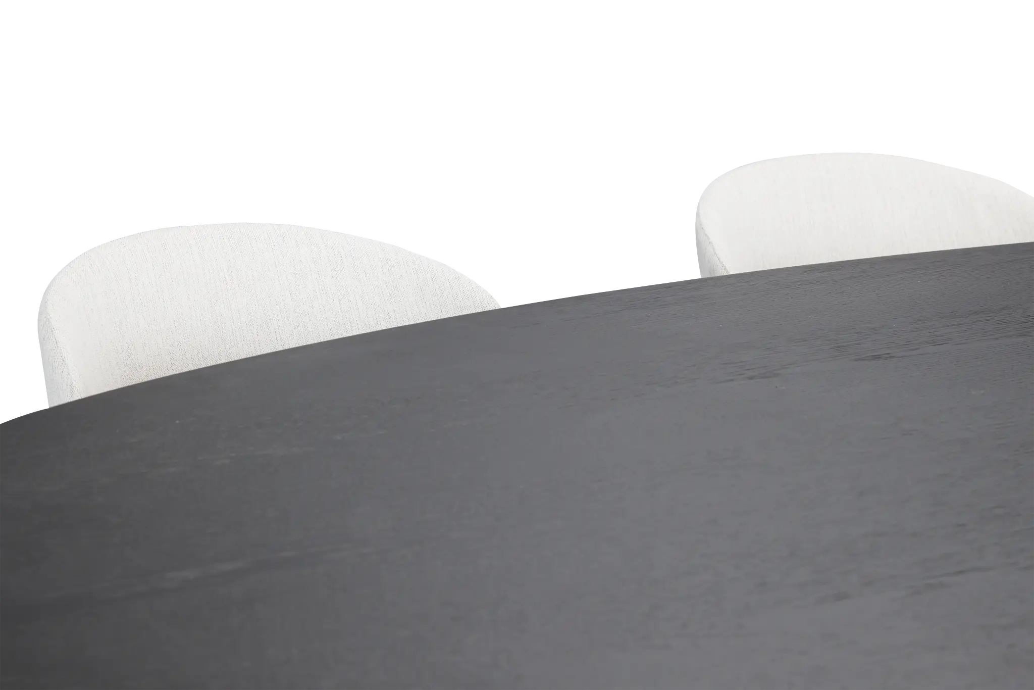 Nomad Black 94" Oval Table & 4 Light Beige Chairs W/ Black Legs Nomad Black 94" Oval Table & 4 Light Beige Chairs W/ Black Legs