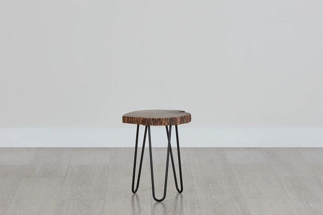 Edie Wood Accent Table