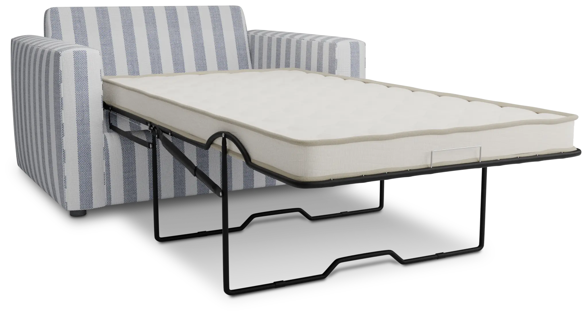 Siesta Sea Lane Dark Blue Fabric Innerspring Sleeper Siesta Sea Lane Dark Blue Fabric Innerspring Sleeper