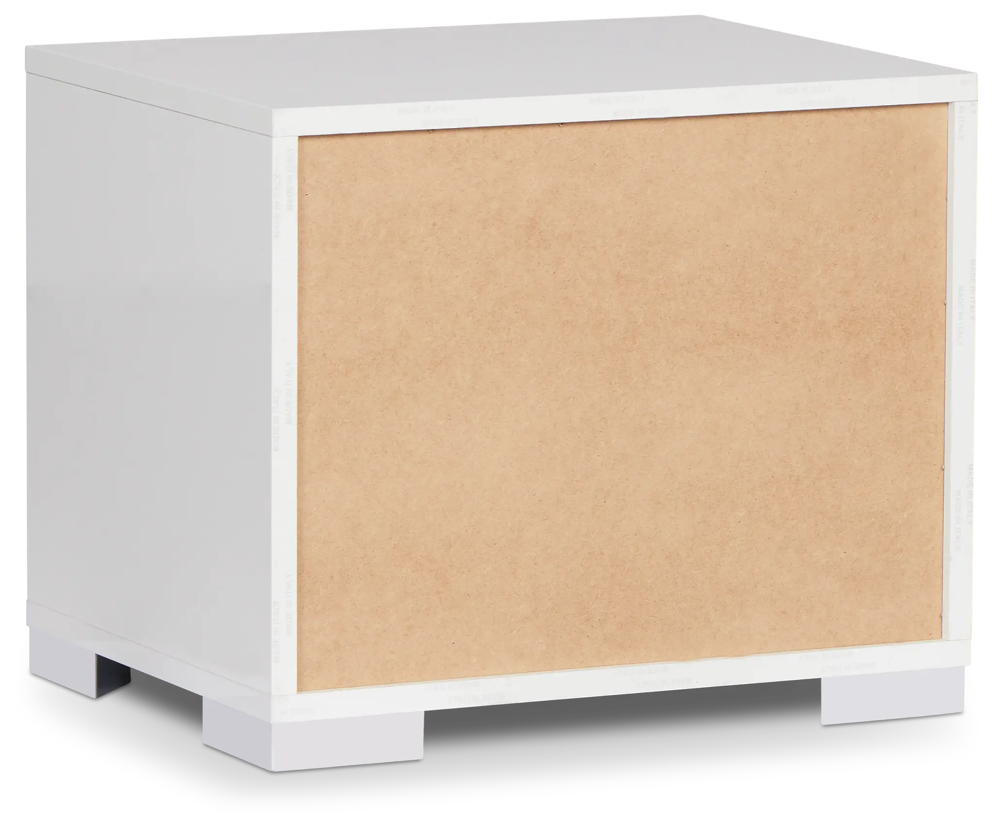 Modena White Nightstand Modena White Nightstand