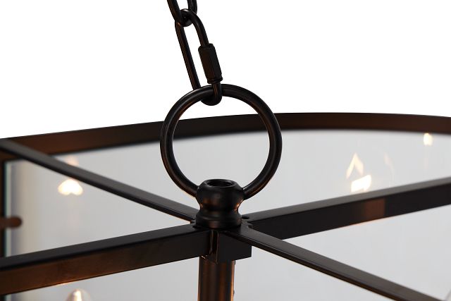 Bodhi Black Glass Chandelier