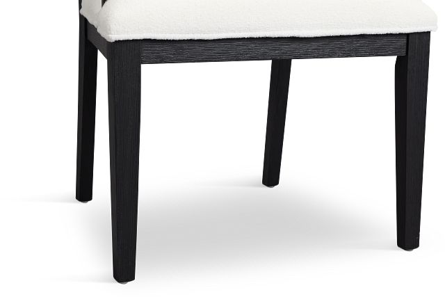 Alden Black Upholstered Arm Chair