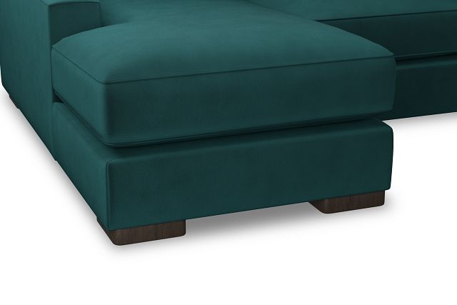 Edgewater Joya Teal Medium Left Chaise Sectional