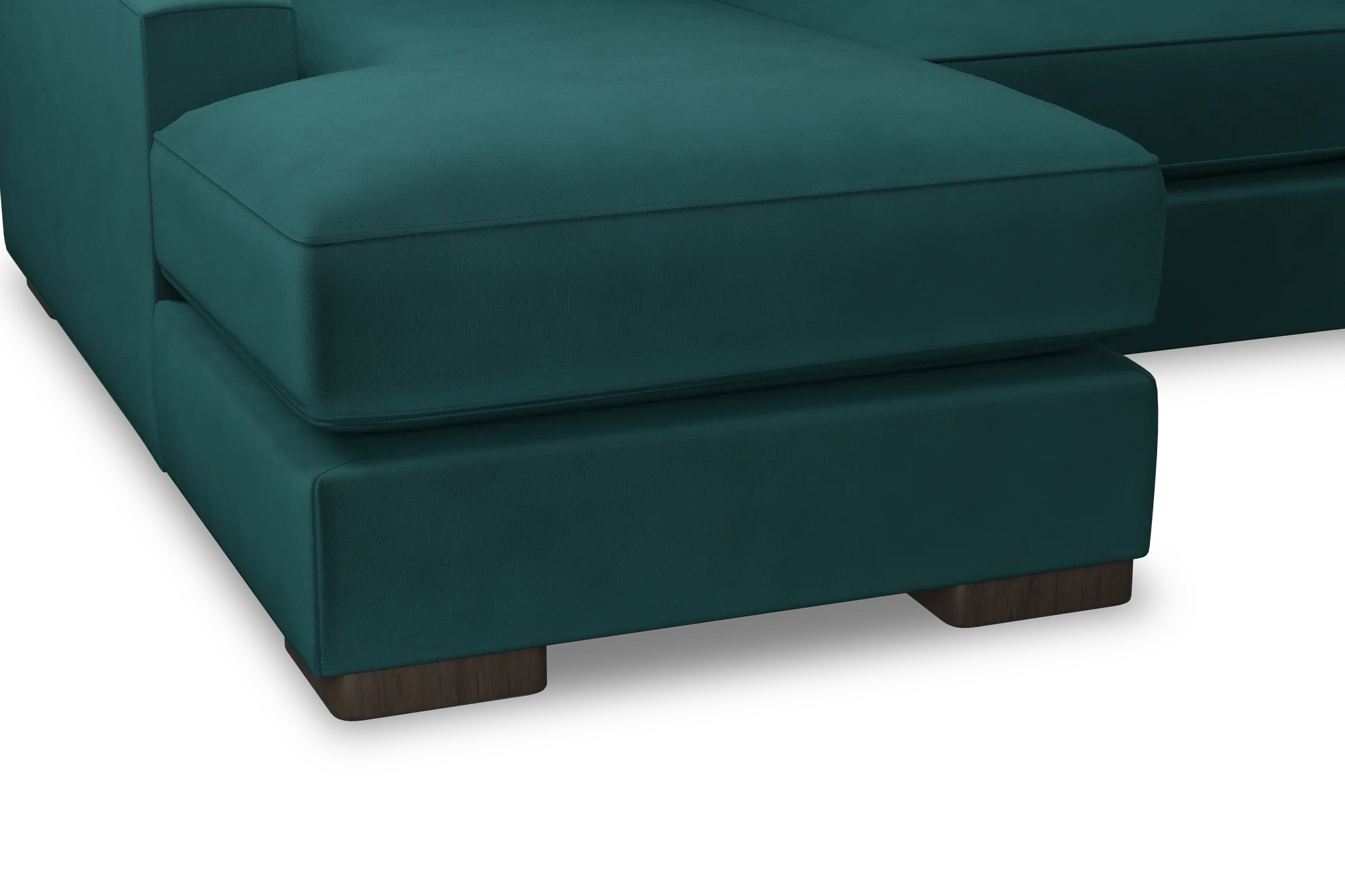 Edgewater Joya Teal Medium Left Chaise Sectional