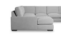 Edgewater Suave Gray Large Left Chaise Sectional