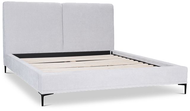 Emit Light Gray Uph Panel Bed