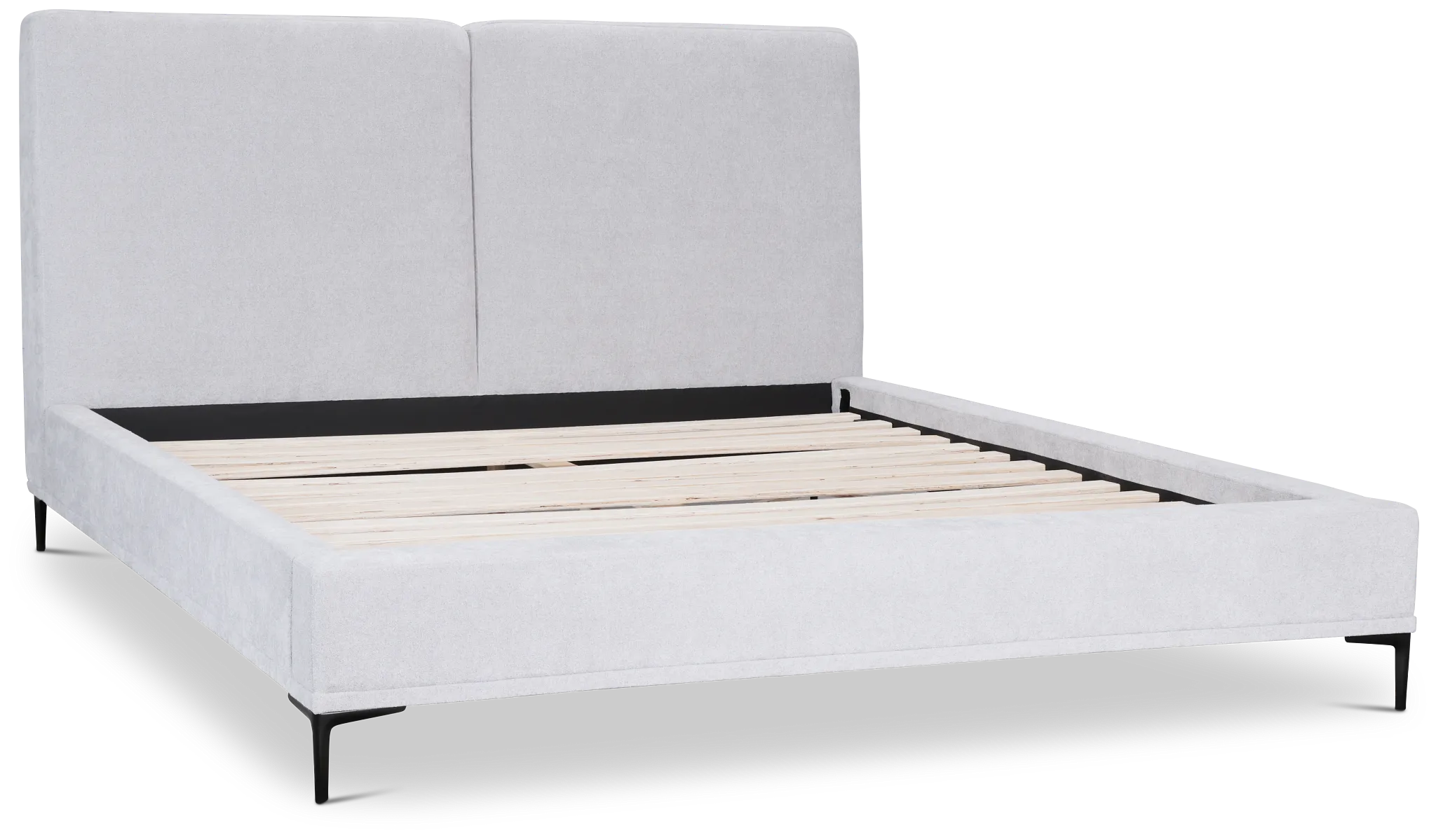 Emit Light Gray Uph Panel Bed