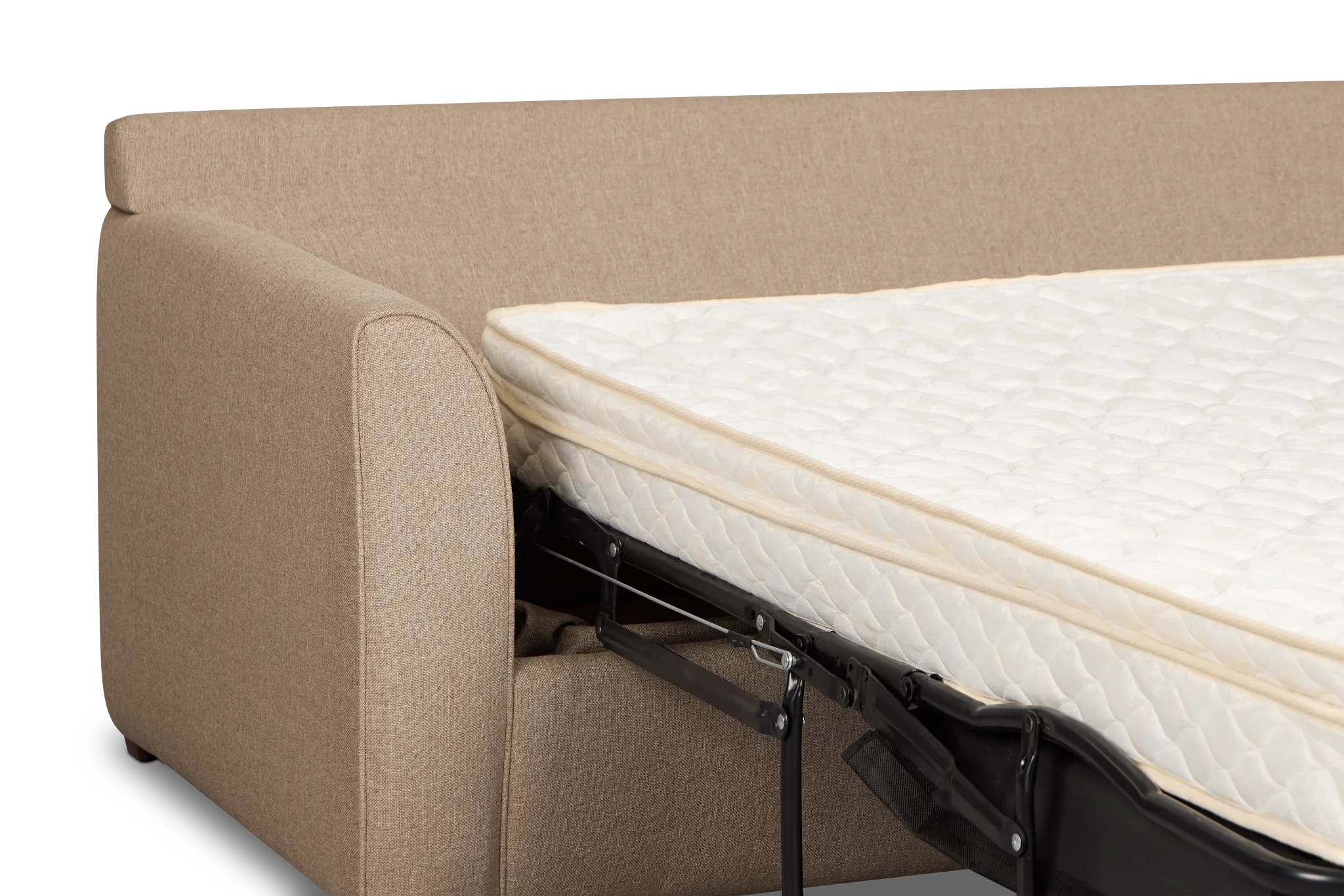Tate Brown Fabric Innerspring Sleeper