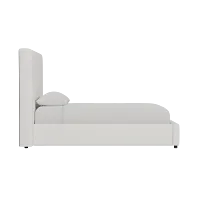 Grayton Natural Beauty Beige 54" Upholstered Platform Bed