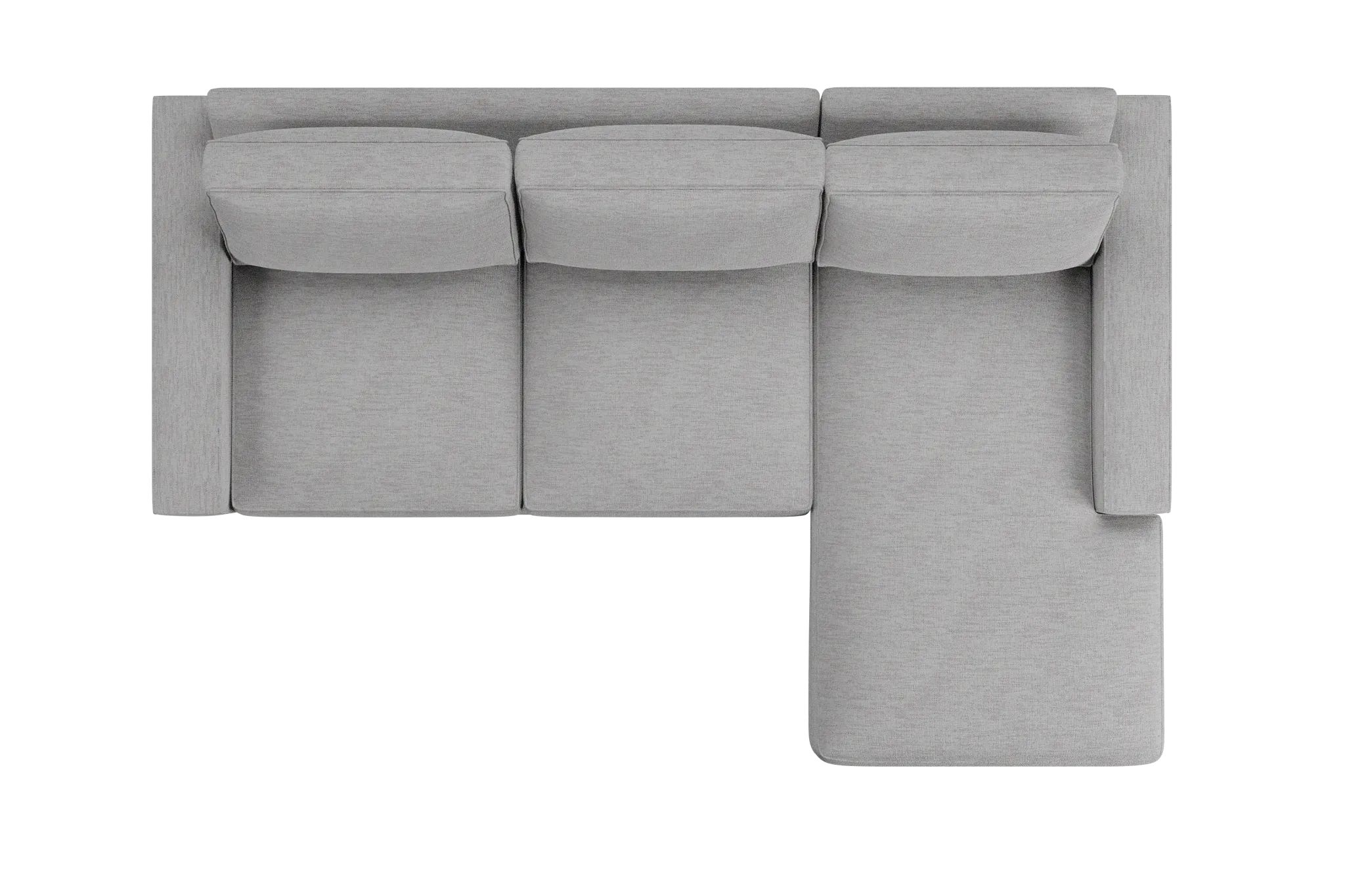 Edgewater Maguire Gray Right Chaise Sectional
