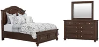 Savannah Dark Tone Mansion Storage Bedroom