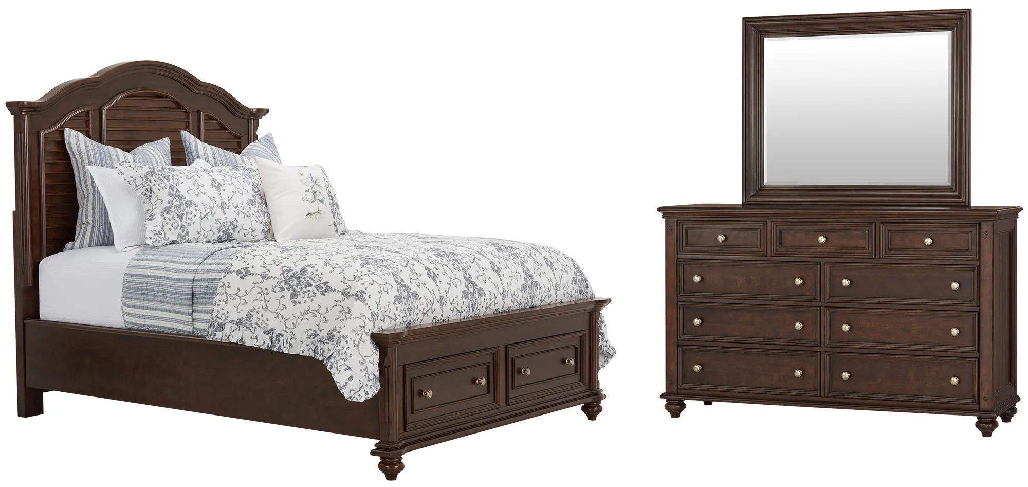 Savannah Dark Tone Mansion Storage Bedroom