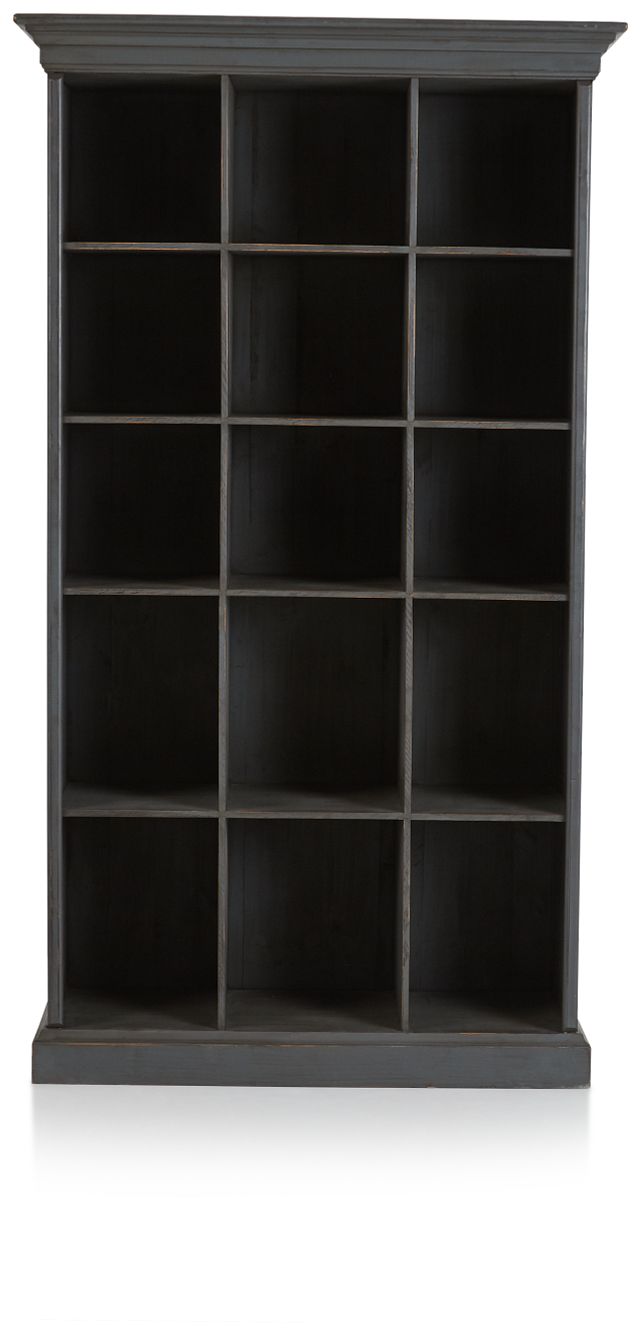 Capote Gray Wood Bookcase (2)